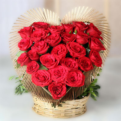 "Valentine Roses in heart shape - Click here to View more details about this Product